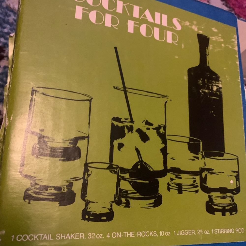 Vintage set barware for 4 still in box - Picture 6 of 6